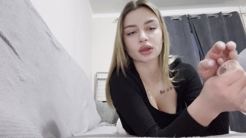 Xia Condom Popping Challenge 5