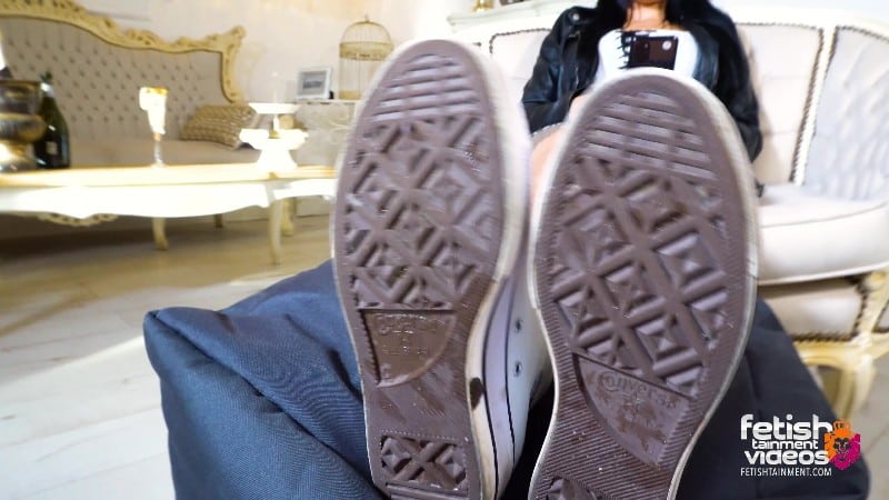 You Re Licking My Dirty Chucks Clean Now Sneakers Fetish With Miss Maria J 4K Uhd Mp4 3