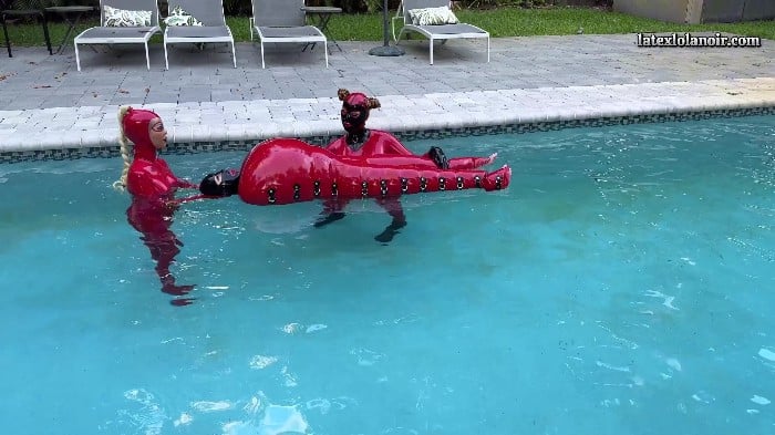 Lola Noir - Heavy Rubber Bondage In Florida - Part 2 2