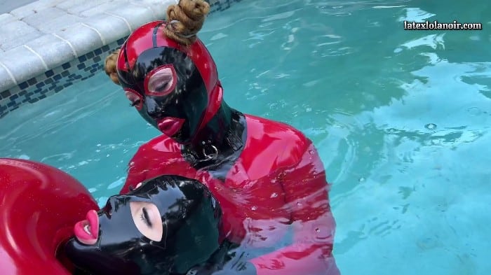 Lola Noir - Heavy Rubber Bondage In Florida - Part 2 4