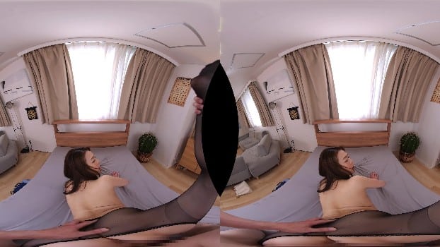 Juvr-254 [VR] My Most Kind Female Boss In The Company Gives Me A Footjob In Her Sweaty Pantyhose, And Then She Gives Me A Soft Creampie, Rejuvenating My Tired Dick. Kanna Fuji [2048p] 4