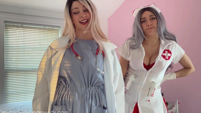 Kim And Vivi - Family Doctor Humiliates Your Tiny Penis (2025-04-24)[2160p] 3
