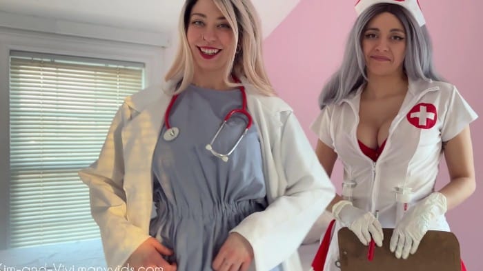 Kim And Vivi - Family Doctor Humiliates Your Tiny Penis (2025-04-24)[2160p] 1