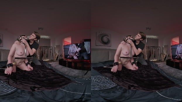 [KinkVR.Com] Eva Nyx - Slutty Bedroom Bondage [08.08.2025] (7680x3840p / 8k) 1