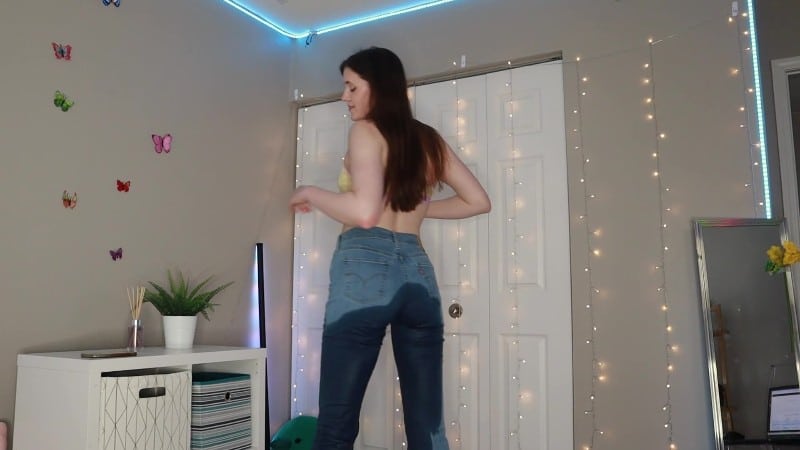 madisynwood - Jeans Wetting JOI 2