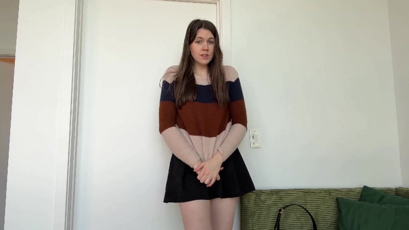 madisynwood - Late To Class Punishment Shaved 1