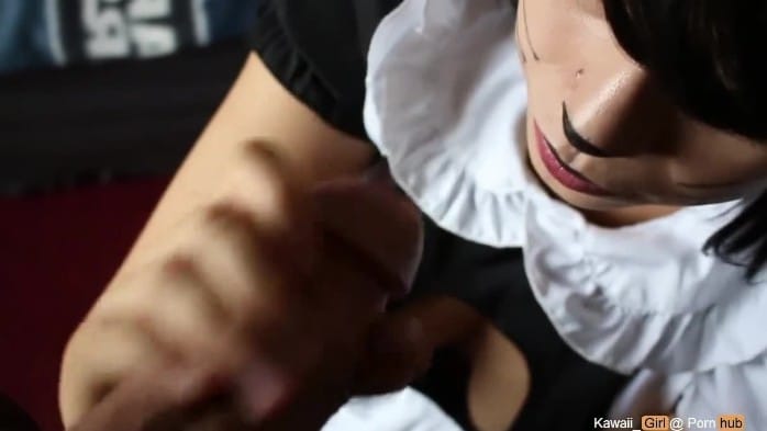 [Pornhub] Kawaii Girl - Neko Maid Halloween Blowjob - Deleted Video - 720p 3