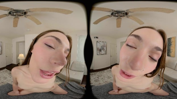[TabooVRPorn] Juniper Ren - 18yo Stepdaughter Gets Cum On Tiny Tits [8K] 3