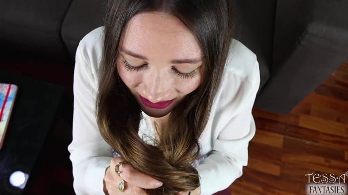 [clips4sale.Com] Tessa Fantasies - Arrogant Student Thought Her Exam Would Be Easy. Hairjob 3