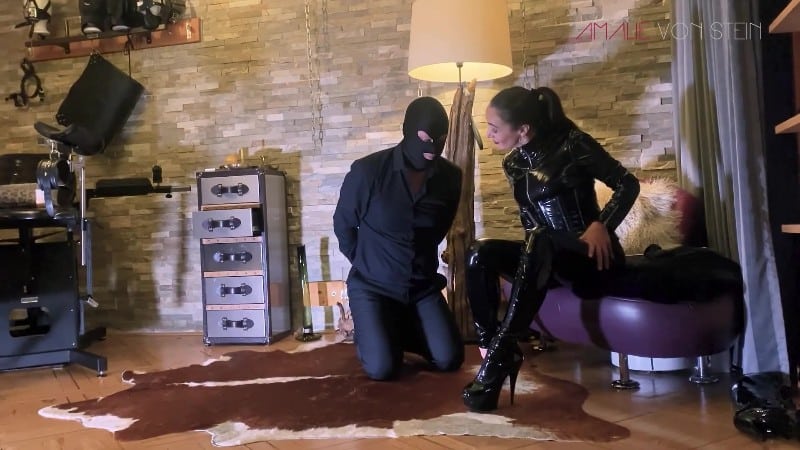 Amalie Von Stein - Latex Spit Slave - Obey And Swallow Like a Good Little Piggy 2