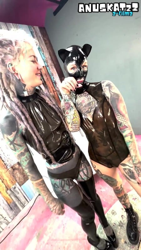 Anuskatzz - Bts Shooting Latex - Domina Clip 5
