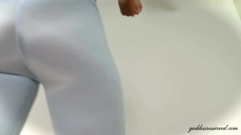 Ass Worship In Blue Nylon Ebony Femdom Goddess Rosie Reed Sheer Outfit Nylon Ass Worship Tease Goddess Worship 2