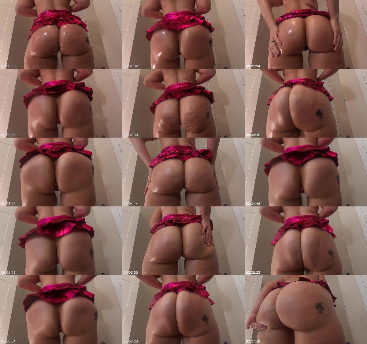 AvanelleJules - QoS tattoo JOI Big booty clapping jiggling 6