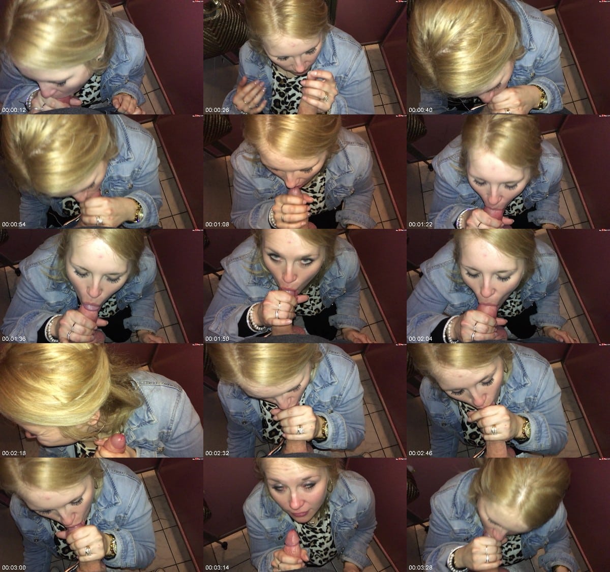 Blow-Babe - Im Kneipen-Klo den Schwanz leer gelutscht 6