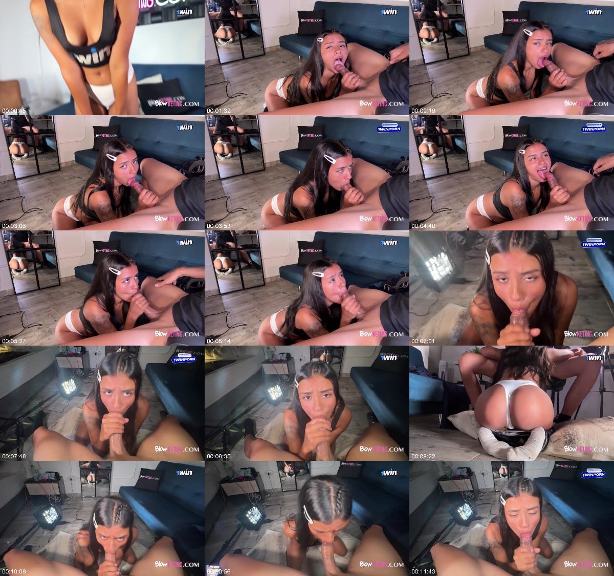 [Blowketing] Hillarytaylor - kommer fra fitnesscentret for at give mig et rutinemæssigt blowjob - Blowjob [1080p] 6