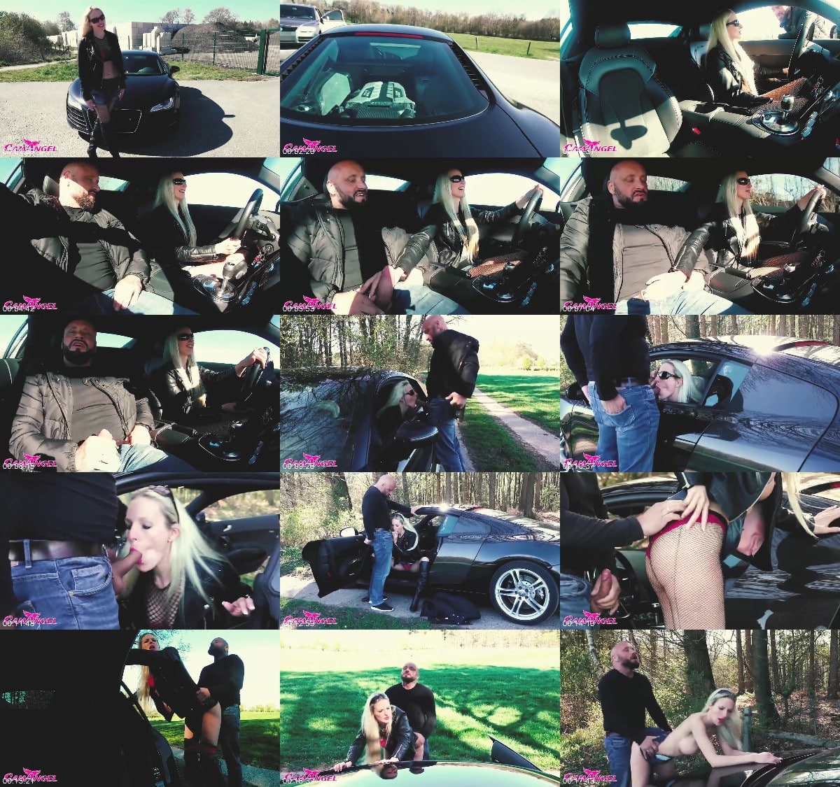 CamAngel - Audi R8 Probefahrt und Outdoor Sex 6