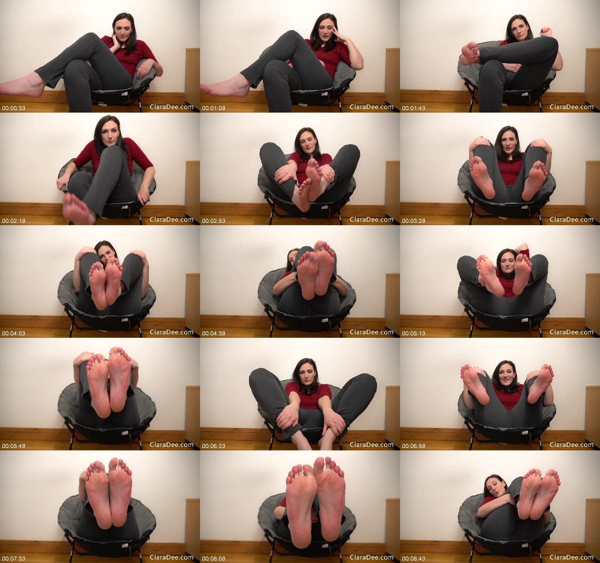 Clara Dee - Jerk Your Tiny Dick to My Feet NOTE NON-NUDE 6