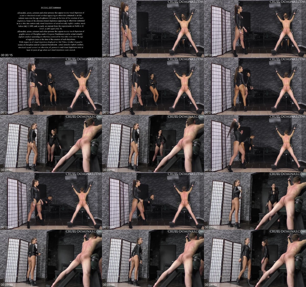 Cruel Dominas - Mistress Amanda and Mistress Cleo - Whip Him Harsh 6