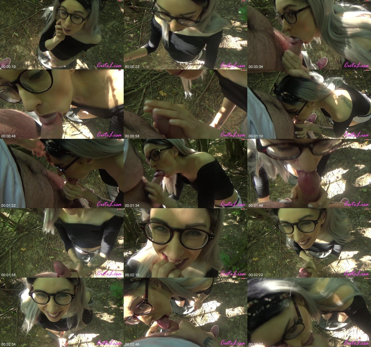 CuteLisa - Rachenfick und Spermaspiele - Deepthroat bis zum Anschlag 6