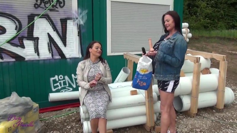 Dirty-Priscilla - Public Baustellen Ueberraschung - Doppel Fick 2