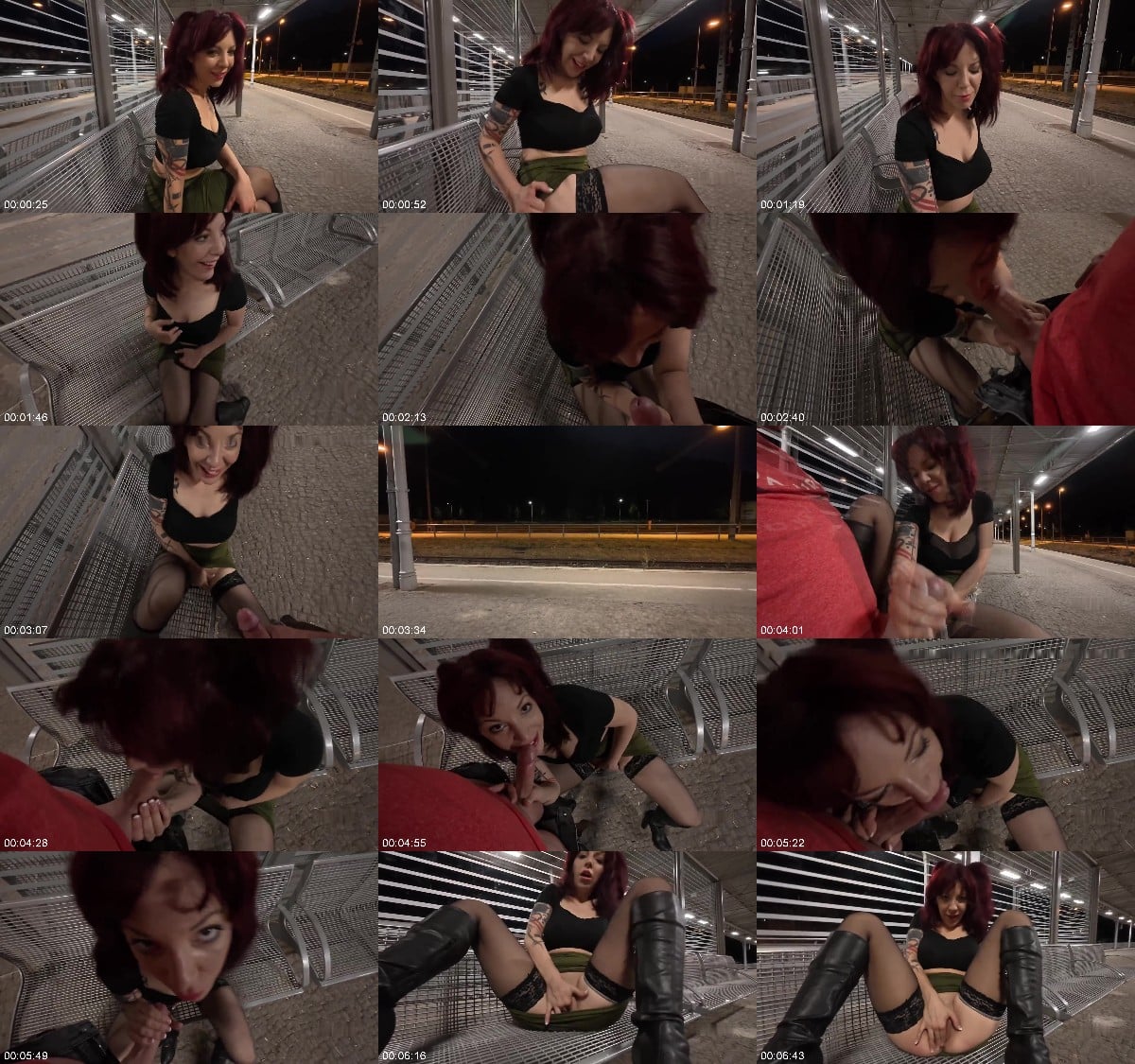 ElliBoo - Deutsche Schlampe macht s sich vor Fremden in der Offentlichkeit 6