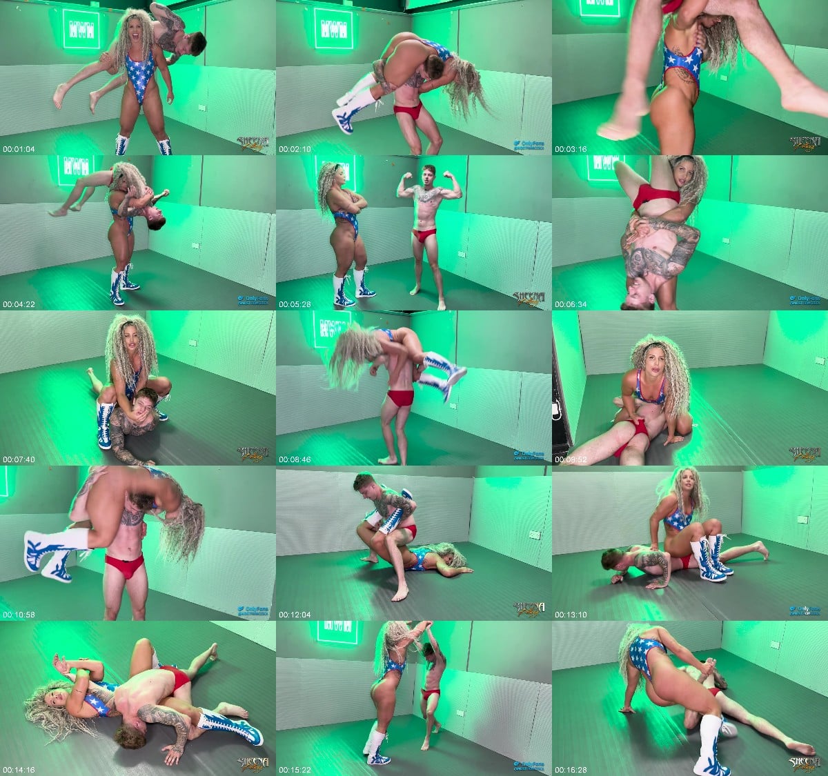 Empress Sheena - Sheena Beastyboys Wrestling Crush 6