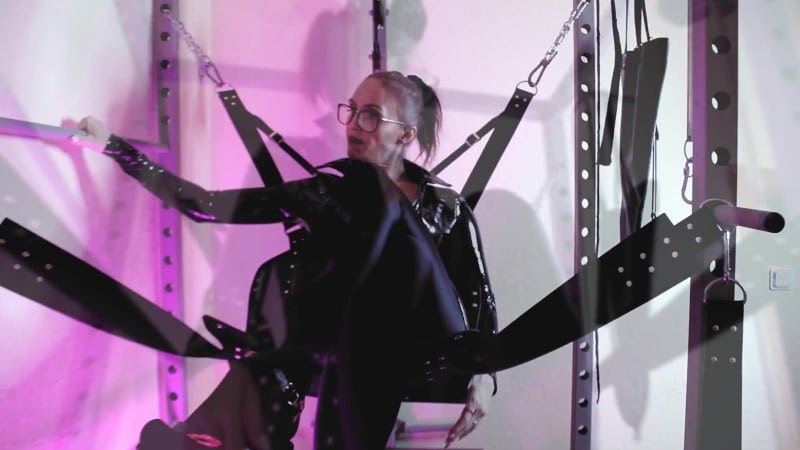 Eva Latexxx - Fetish Dominatrix Eva Latex Heels Solo Swing Femdom Bdsm Kink Glasses Milf Mature Mistress 5