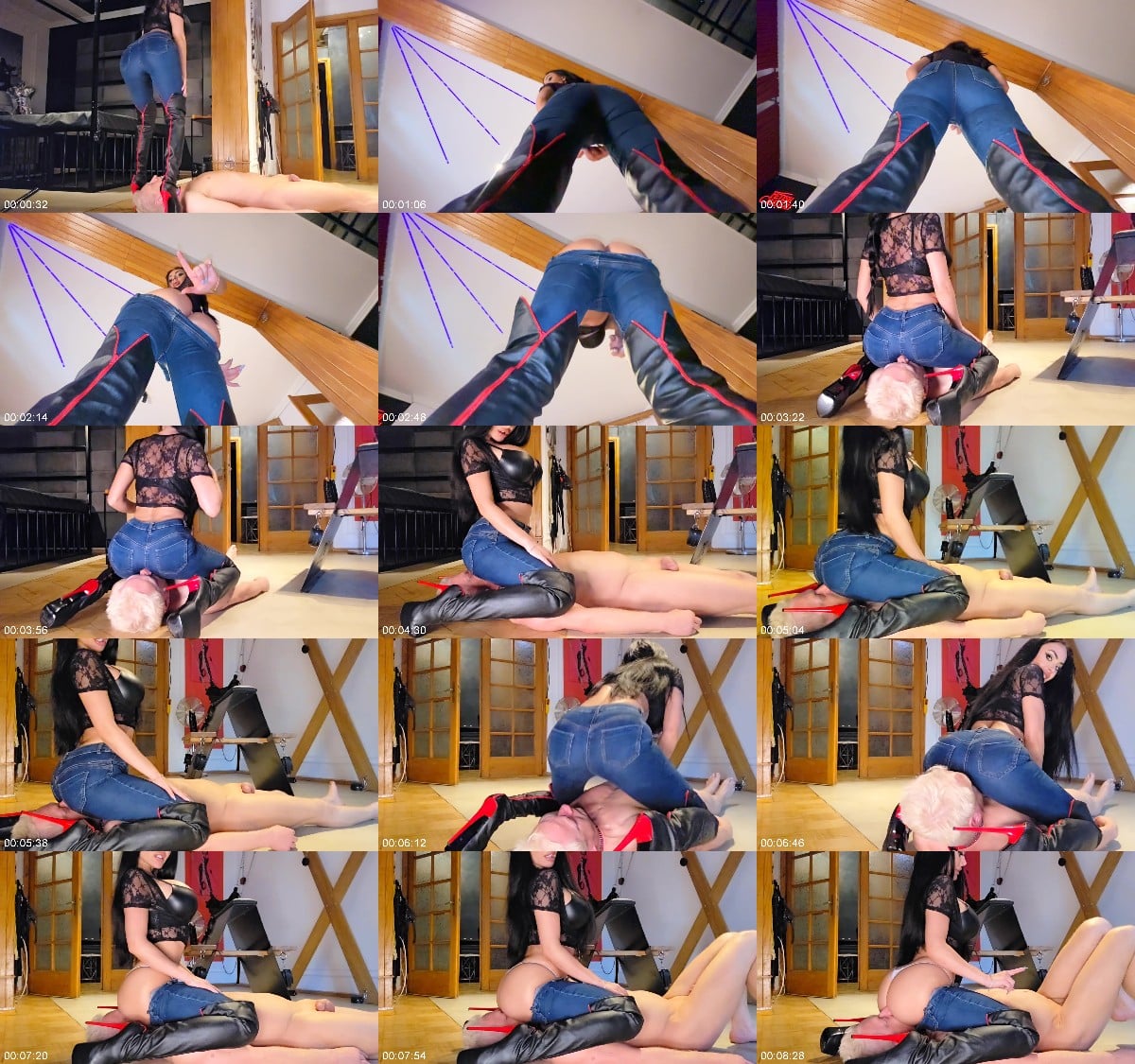 Evil Woman - Evilwoman Facesitting In Jeans 6