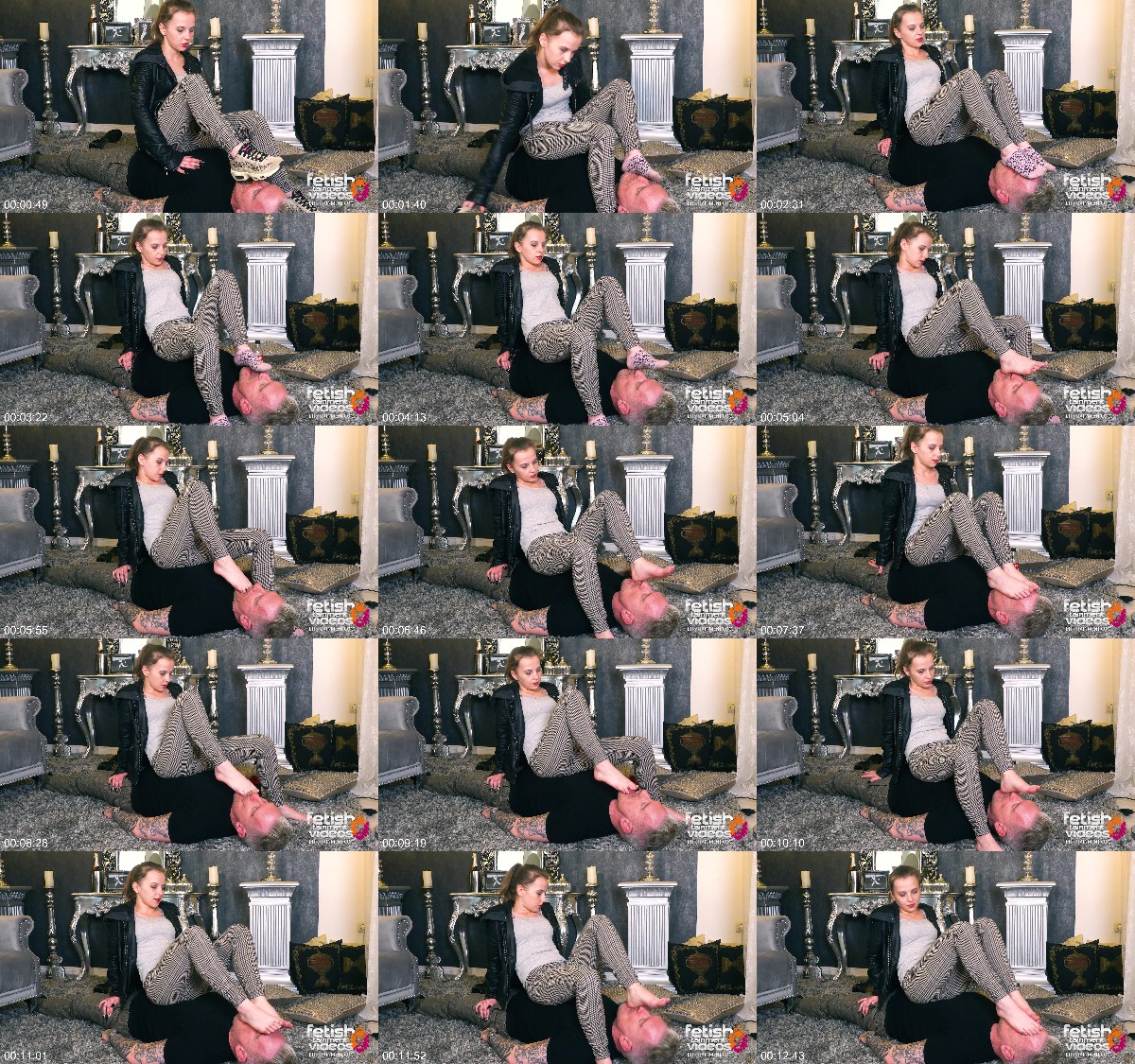 FEMDOMSQUAD Video Store - He may lick my feet and spit I teach him how to lick feet 6