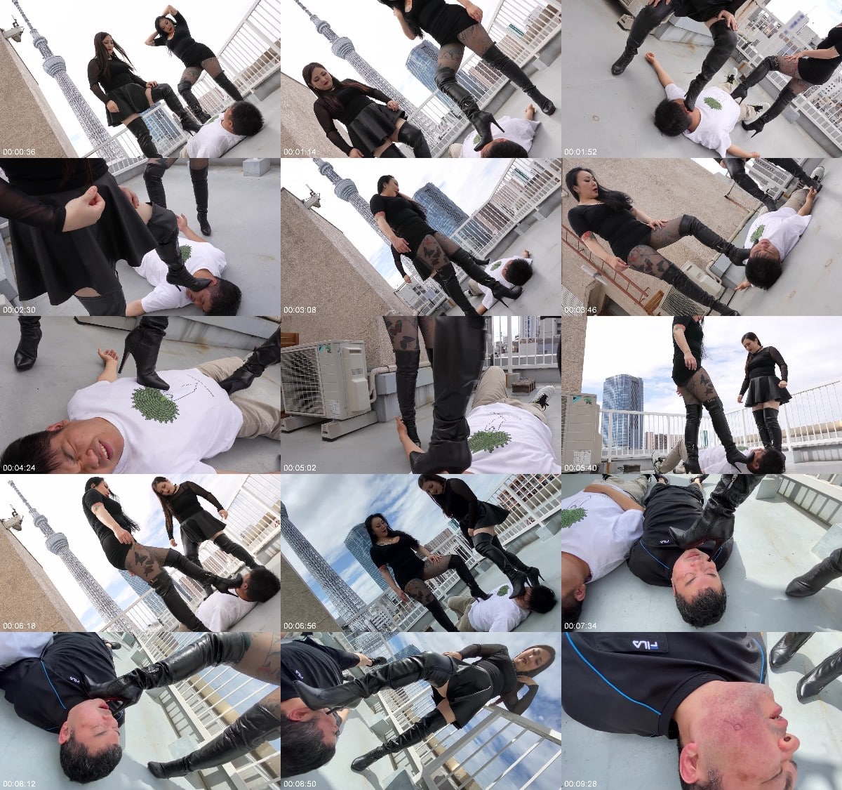 Faceslap Japan Super Hard - Horrible Boots Domination By Two Bad Women 6