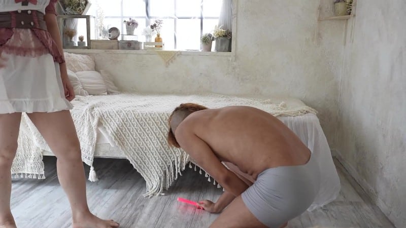 Faceslap Japan Super Hard - Maids Fury Faceslap Ballbust Smother Punishment 1