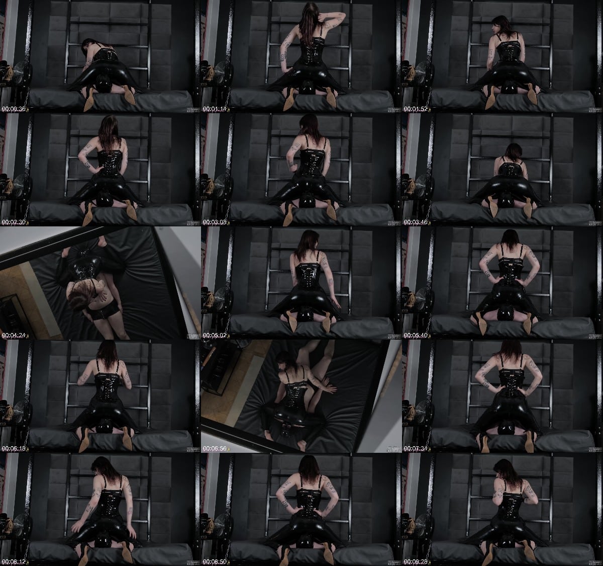 Femdom Adventures - Facesitting In Latex Leggings - Kiro Queen 6