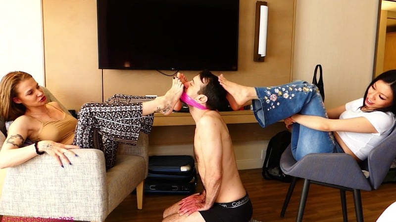 Filth Fetish Studios - Your Face Belongs Under Our Stinky Feet - Miss Mia And Princess Audrey 4