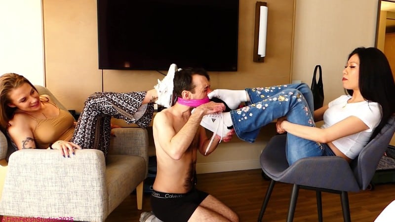 Filth Fetish Studios - Your Face Belongs Under Our Stinky Feet - Miss Mia And Princess Audrey 1