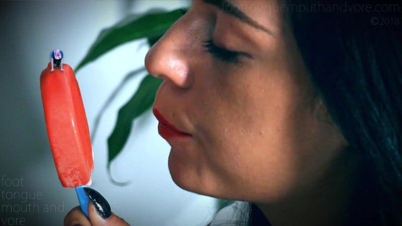 Foot Tongue Mouth and Vore Two Girls - One Tiny Girl On An Icecream - Giantess Vore SFX 4