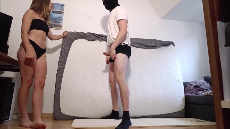 German Balls Busted - Barefoot Ballbusting In Bikini 3