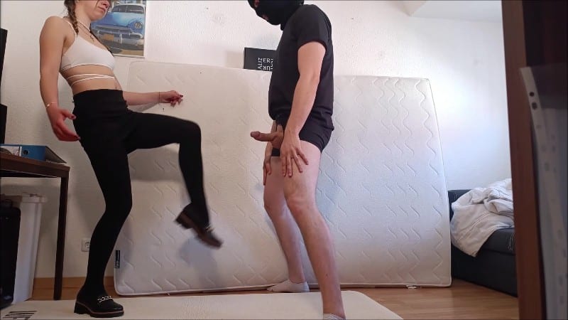 German Balls Busted - Hard Ballbusting In Leather Shoes 30Min 4