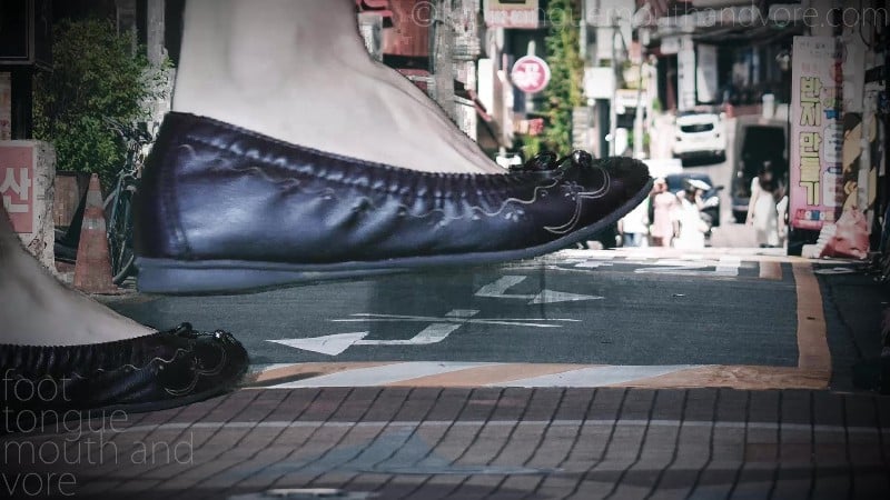 Giant Step Mom In The City Giantess Sfx With Vore 1