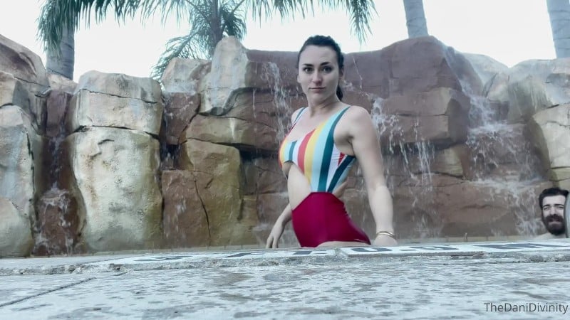 Goddess Dani Divinity I Teased Up Subby In The Hot Tub Real Good 5