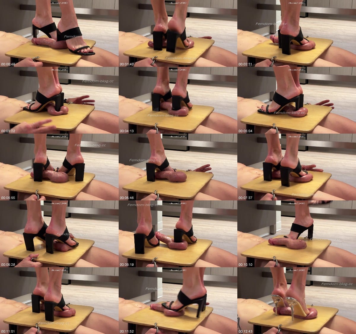 Goddess Kloe - Kloe You Can Cry But My Heels Still Dig In Deep - Close Up - Censored 6