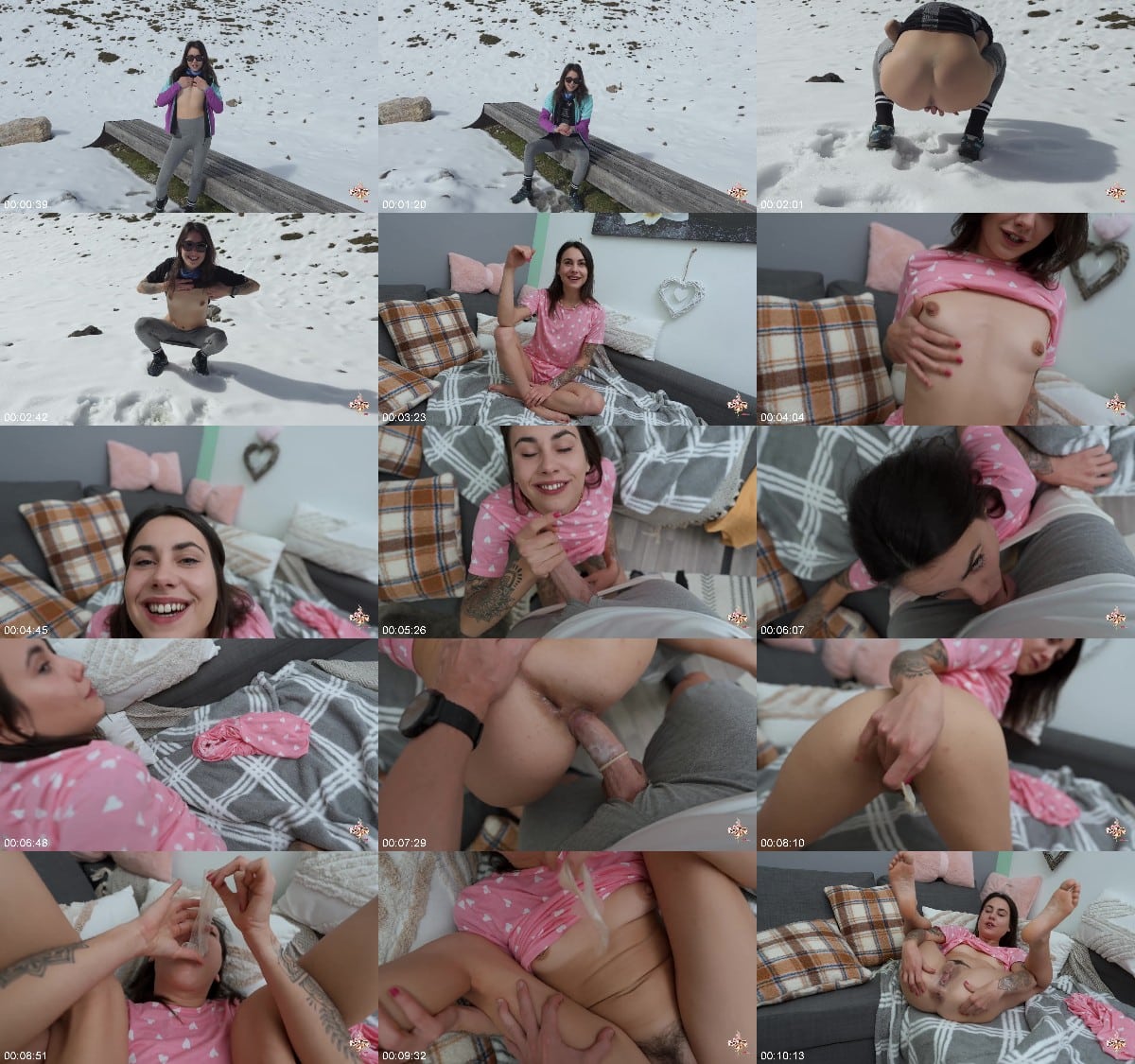 Jenny Stella - OMG - FAMILIENVATER direkt aus INNSBRUCK abgeschleppt - SCHNEE - BERGE - PIPI und SPERMA 6