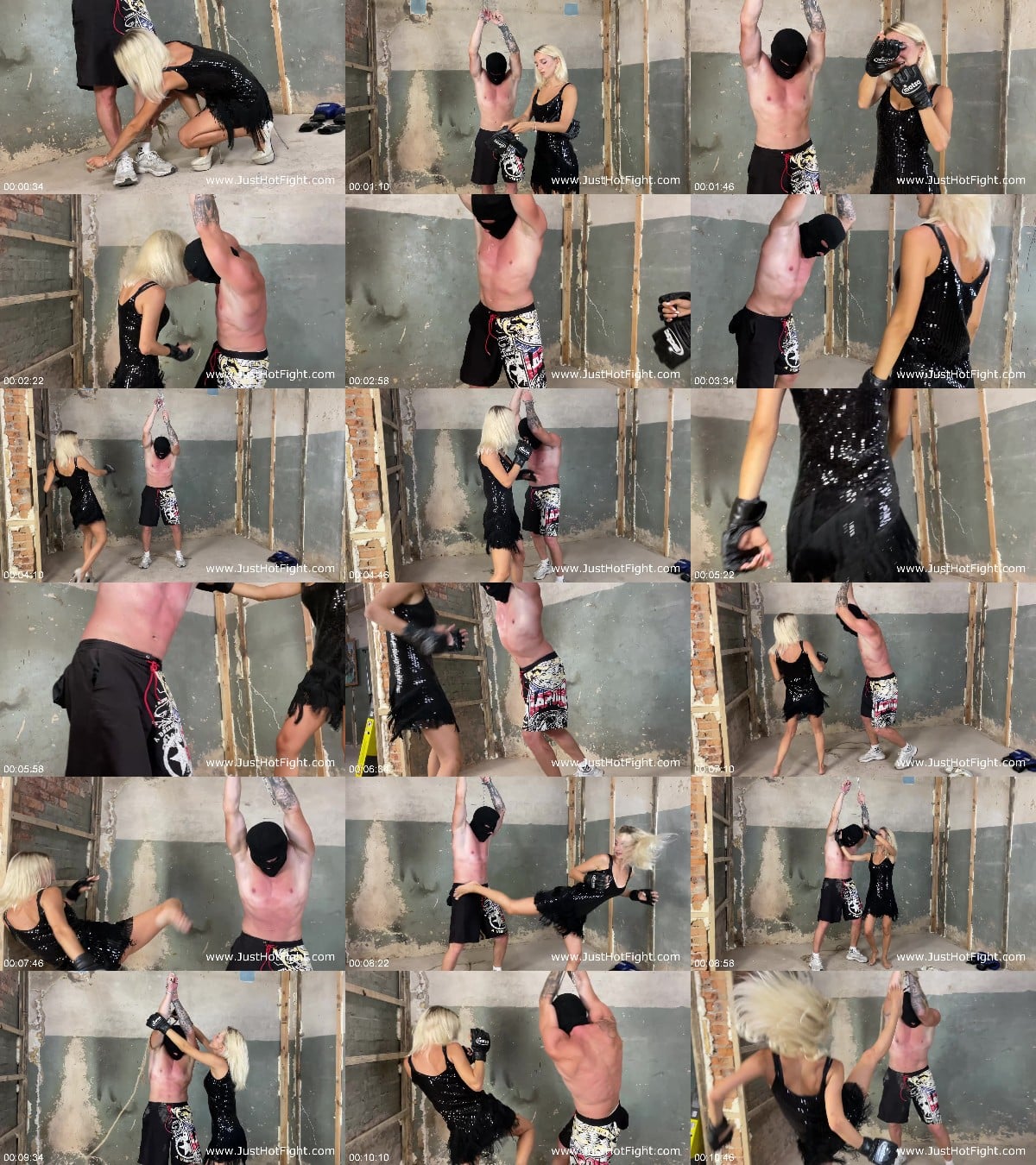 JustHotFight - THE DOMINATING BLONDE 2