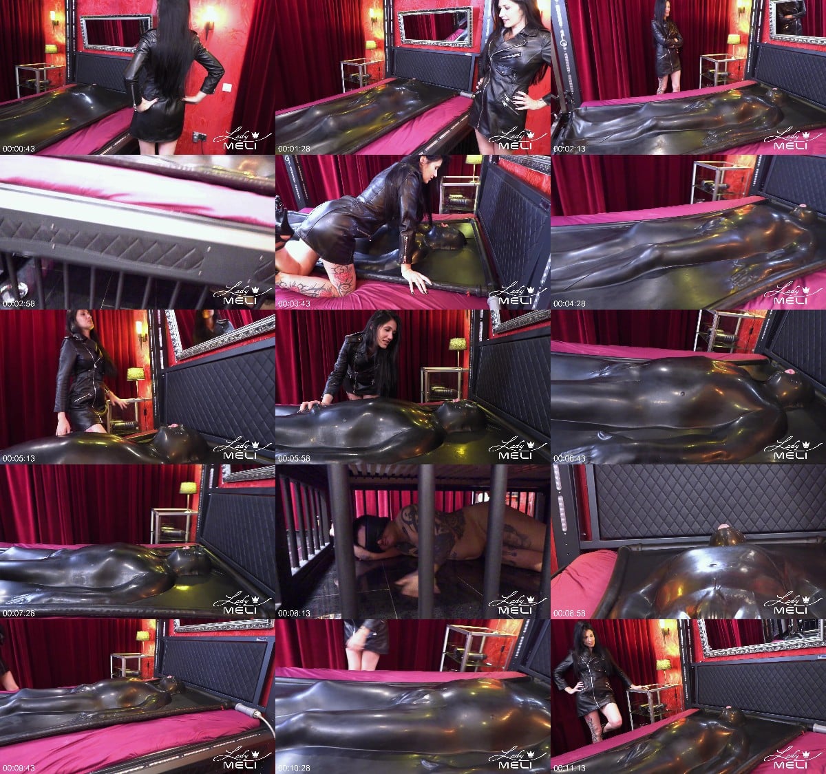 LadyMeli Sklave im Vakummbett benutzt 6