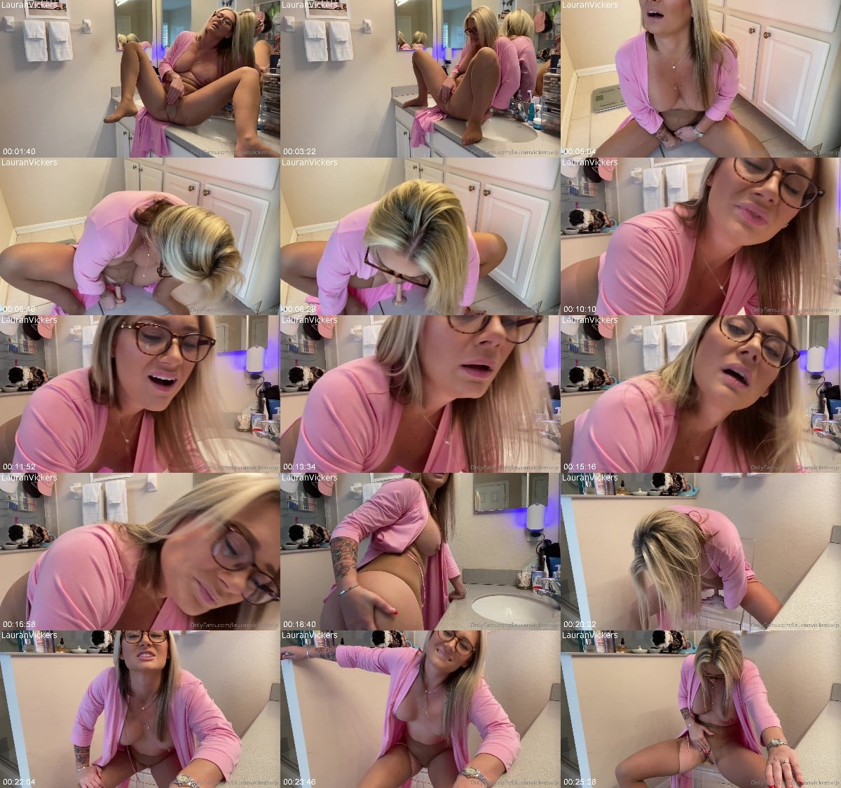 Lauran Vickers - Mommy and Son Fuck in the Bathroom 6