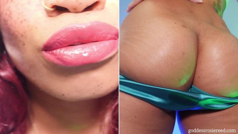Lips Vs Ass Ebony Femdom Goddess Rosie Reed Lips And Ass Worship Mind Fuck Femdom Pov Teasing 5