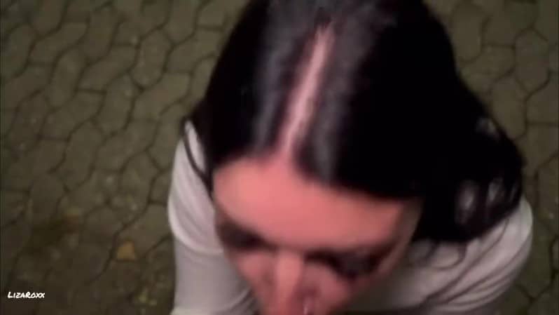 LizaRoxx - Gefangen - Spontaner Outdoor Quickie am straßenrand angepisst creampie 4