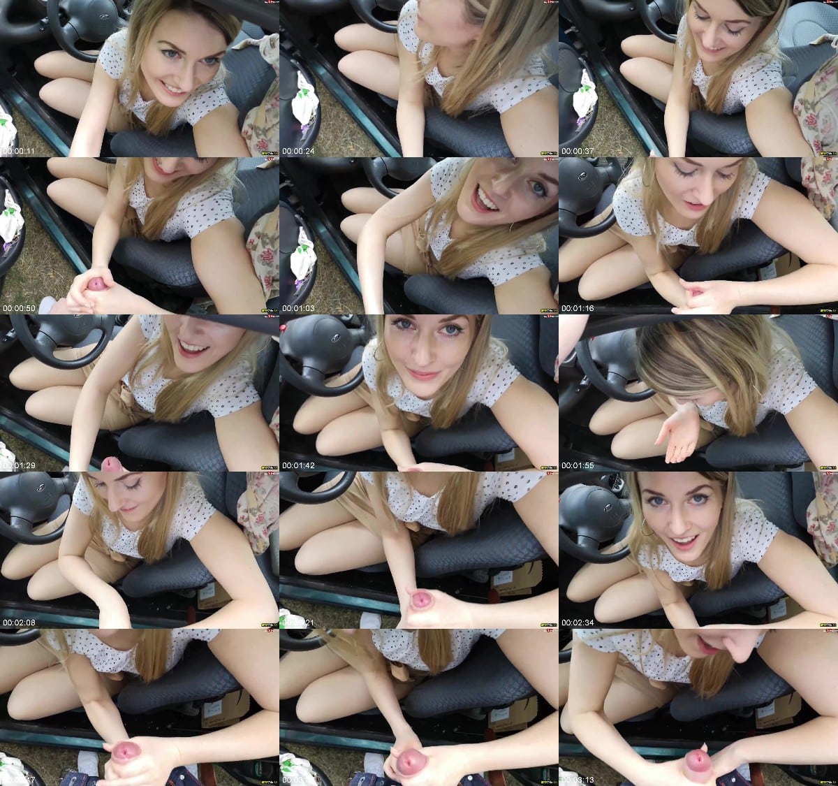 Lovely Lola - Schwanz waere fast geplatzt - Auf der Autofahrt not-entsaftet 6