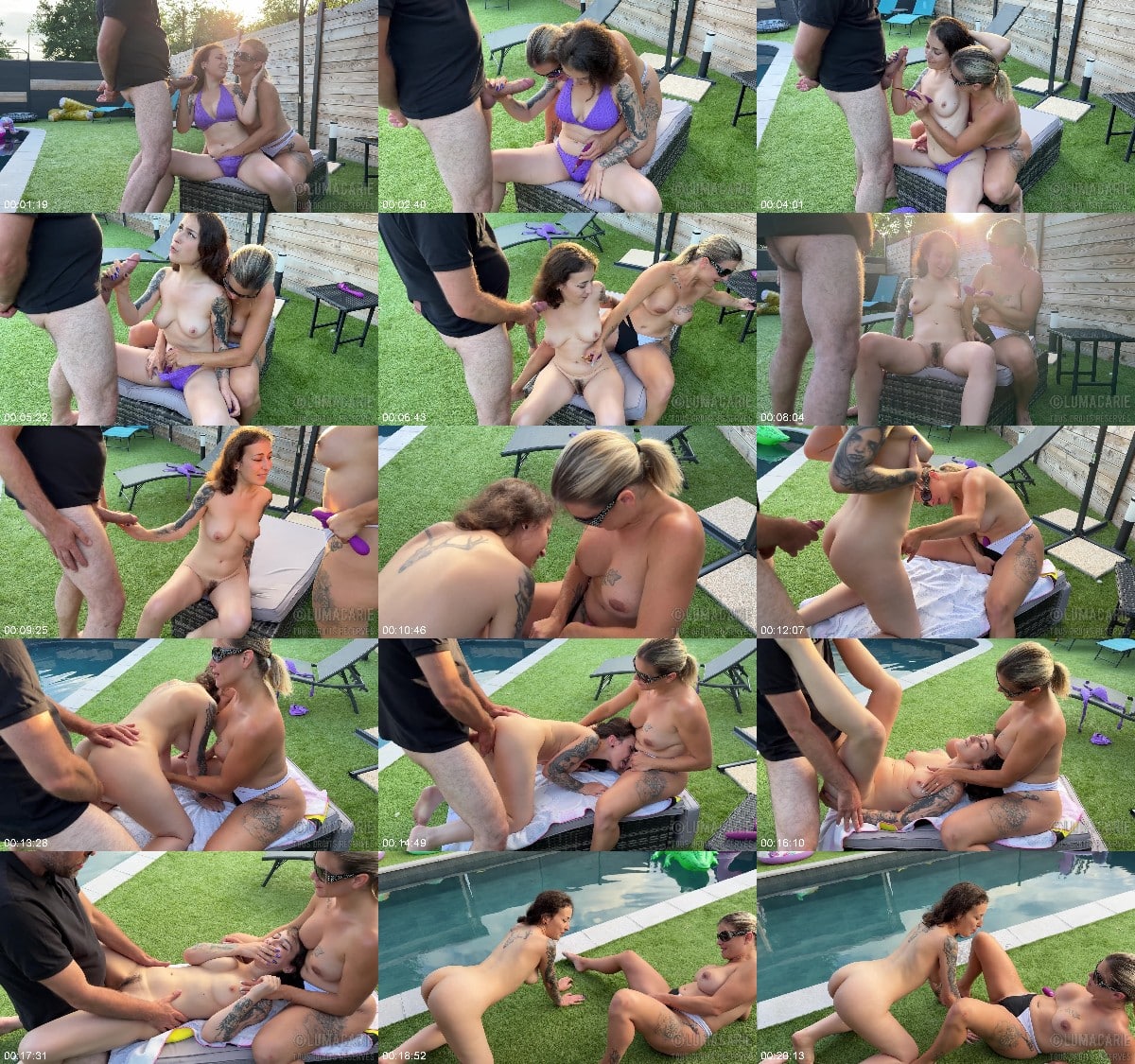 Lumacarie - Analer Dreier zwischen Marie Lumacarie, Irogénia und Stéphane Prodx 6