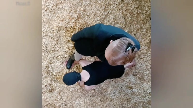 Madam M - Savage Stables Stomping dressage cropping skin scraping and humiliating beatdowns for the stable boy 1