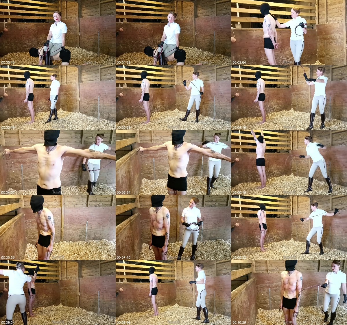 Madam M - The Stinging Stables Serpent brutal snake whip single-tail whipping extreme punishment 6